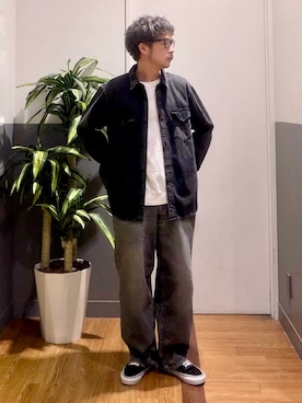 「Levi's（リーバイス）のアイテム（トップス）」を使った、nobata00さん（メンズ・172cm）の夏コーディネート