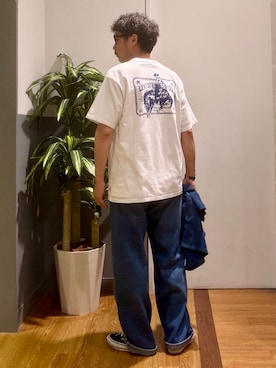 「Levi's（リーバイス）のLevi's(リーバイス)【メンズ】「501」ルーズ（デニムパンツ、ブルー系）」を使った、nobata00さん（メンズ）の春コーディネート