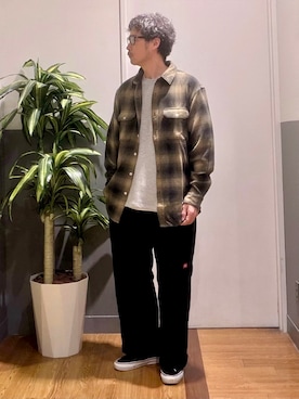 「Levi's（リーバイス）のアイテム（トップス）」を使った、nobata00さん（メンズ・172cm）の秋コーディネート