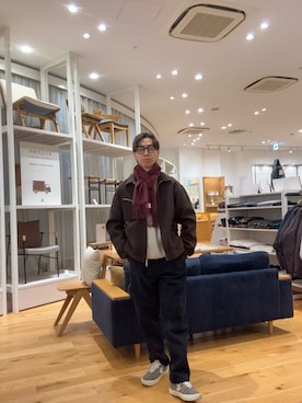 「アイテム（Tシャツ/カットソー）」を使った、yugoiida1009さん（メンズ・171cm・20代）の冬コーディネート