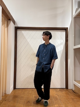 「EKAL（エカル）のアイテム」を使った、yugoiida1009さん（メンズ・172cm）の夏コーディネート