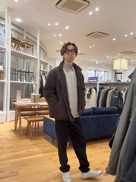 「アイテム（その他アウター）」を使った、yugoiida1009さん（メンズ・171cm・20代）の冬コーディネート