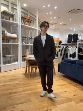 「アイテム（フォーマルスーツ/小物）」を使った、yugoiida1009さん（メンズ・171cm・20代）の秋コーディネート