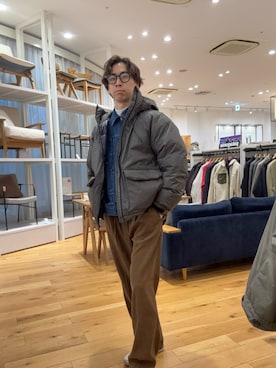 「FORK&SPOON（フォークアンドスプーン）のアイテム」を使った、yugoiida1009さん（メンズ・171cm）の冬コーディネート