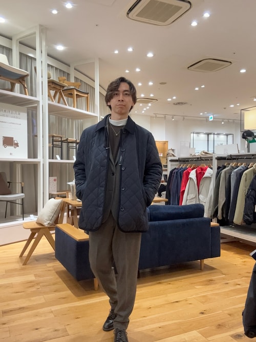 セール】LIFE STYLE TAILOR ツイードライクコンフォータブルパンツ
