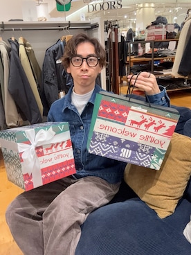 「アイテム（ステンカラーコート）」を使った、yugoiida1009さん（メンズ・171cm）の冬コーディネート