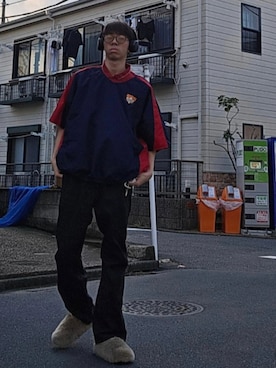 「アイテム（その他シューズ）」を使った、kitadayukiさん（メンズ・179cm・20代）の冬コーディネート