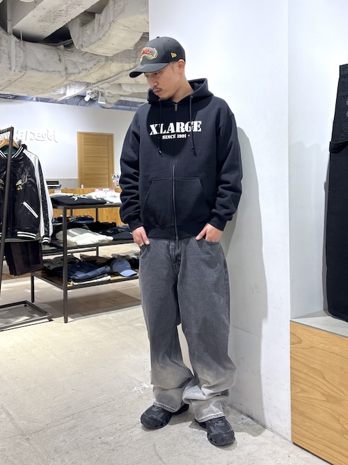 CRATE DIGGER ZIP HOODED SWEATSHIRT（パーカー）｜XLARGE（エクストラ