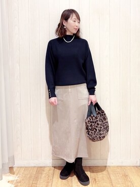 あいこさん(レディース・157cm)の冬コーディネート