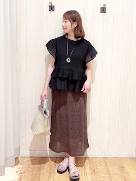 あいこさん（レディース・157cm）の夏コーディネート