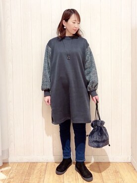 あいこさん(レディース・157cm)の冬コーディネート