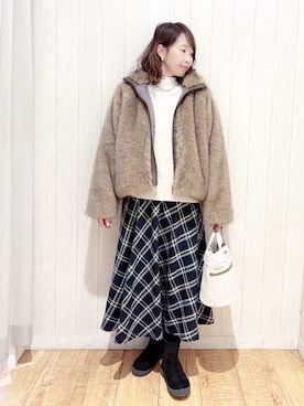 あいこさん（レディース・157cm）の冬コーディネート