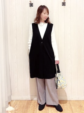 あいこさん（レディース・157cm）の冬コーディネート