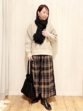 あいこさん(レディース・157cm)の冬コーディネート