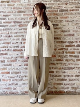 「THE SHOP TK （ザ ショップ ティーケー ）のアイテム（タンクトップ）」を使った、tokiさん（レディース・155cm）の春コーディネート