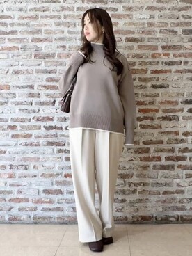 「THE SHOP TK （ザ ショップ ティーケー ）のオブリックトゥパンプス（パンプス）」を使った、tokiさん（レディース・155cm）の秋コーディネート