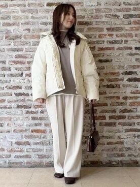 「THE SHOP TK （ザ ショップ ティーケー ）のオブリックトゥパンプス（パンプス）」を使った、tokiさん（レディース・155cm）の秋コーディネート