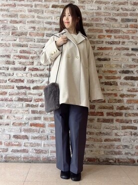 「THE SHOP TK （ザ ショップ ティーケー ）のオブリックトゥパンプス（パンプス）」を使った、tokiさん（レディース・155cm）の秋コーディネート