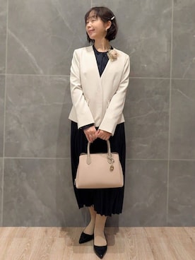 「index（インデックス）のアイテム（バッグ）」を使った、mamさん（レディース・153cm）の冬コーディネート