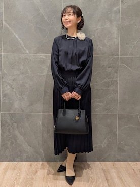 「index（インデックス）のアイテム（バッグ）」を使った、mamさん（レディース・153cm）の冬コーディネート