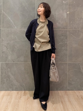 「オフィスカジュアル」｜mamさん（レディース・153cm）の夏コーディネート