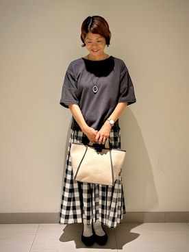 Haruさん(レディース・159cm)の夏コーディネート