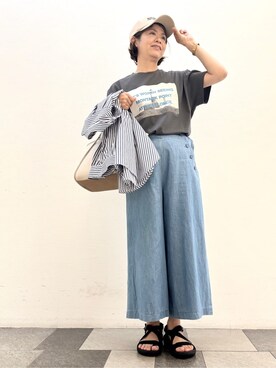 Haruさん(レディース・159cm)の夏コーディネート