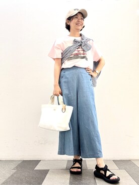 Haruさん(レディース・159cm)の夏コーディネート