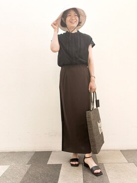 Haruさん(レディース・159cm)の夏コーディネート