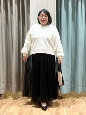 あやさん（レディース・152cm）の冬コーディネート