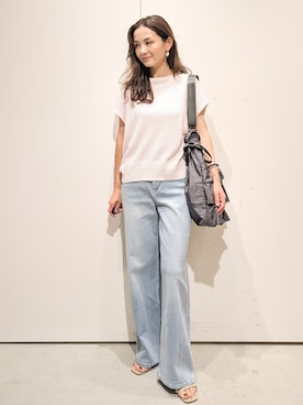 「OPAQUE.CLIP（オペークドットクリップ）のアイテム」を使った、machiさん（レディース・157cm）の夏コーディネート