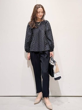 「THE SHOP TK （ザ ショップ ティーケー ）のアイテム」を使った、machiさん（レディース・157cm）の冬コーディネート