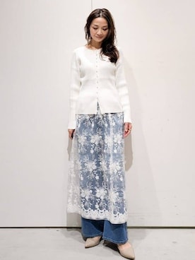 「THE SHOP TK （ザ ショップ ティーケー ）のアイテム」を使った、machiさん（レディース・157cm）の春コーディネート