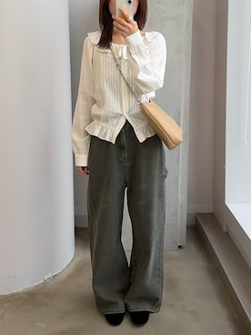 花凜さん（レディース・158cm）の秋コーディネート