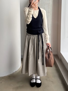 花凜さん(レディース・158cm)の秋コーディネート