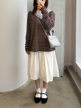 花凜さん(レディース・158cm)の秋コーディネート