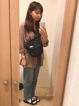 「SHARE PARK（シェアパーク）のアイテム」を使った、natsuさん（レディース・152cm）の秋コーディネート
