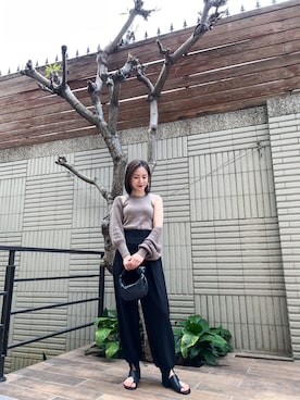 「BOTTEGA VENETA（ボッテガヴェネタ）のアイテム（バックパック/リュック）」を使った、Jasmine:)さん（レディース・158cm）の春コーディネート
