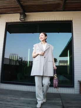 「CLANE（クラネ）のアイテム（サンダル）」を使った、Jasmine:)さん（レディース・158cm）の秋コーディネート