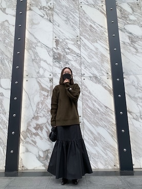 「CLANE（クラネ）のアイテム（ブーツ）」を使った、Jasmine:)さん（レディース・158cm）の秋コーディネート