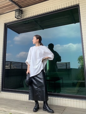 「CLANE（クラネ）のアイテム（アクセサリー）」を使った、Jasmine:)さん（レディース・158cm）の秋コーディネート