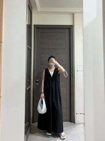 新品未使用♪ETRE TOKYO タックテントオールインワン♪　サイズS ETRE TOKYO（エトレトウキョウ）の「タックテントオールインワン