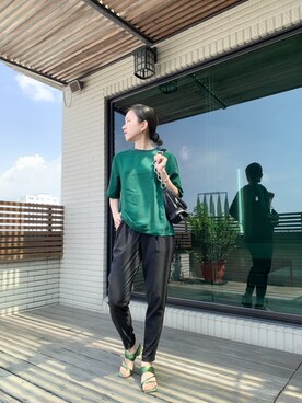 「CLANE（クラネ）のアイテム（アクセサリー）」を使った、Jasmine:)さん（レディース・158cm）の夏コーディネート