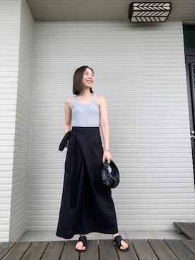 「BOTTEGA VENETA（ボッテガヴェネタ）のアイテム（バックパック/リュック）」を使った、Jasmine:)さん（レディース・158cm）の秋コーディネート