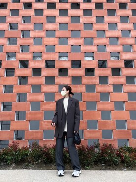 「CLANE（クラネ）のアイテム（ベスト）」を使った、Jasmine:)さん（レディース・158cm）の春コーディネート