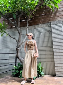 TODAYFUL（トゥデイフル）の「マルチボーダーリブタンクトップ