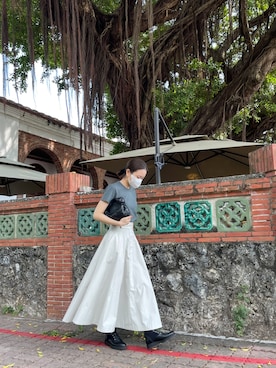「BOTTEGA VENETA（ボッテガヴェネタ）のアイテム（バックパック/リュック）」を使った、Jasmine:)さん（レディース・158cm）の秋コーディネート