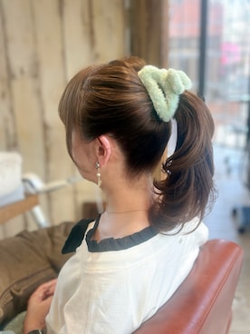 「アイテム（トップス）」を使った、hito さん（レディース・164cm・50代）の冬コーディネート