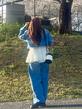 「GU（ジーユー）のアイテム（パンツ）」を使った、hito さん（レディース・164cm）の春コーディネート