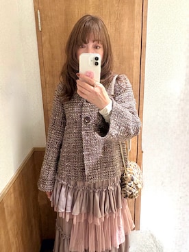 「アイテム（その他アウター）」を使った、hito さん（レディース・164cm・50代）の冬コーディネート